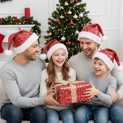 Christmas Star Print Hat