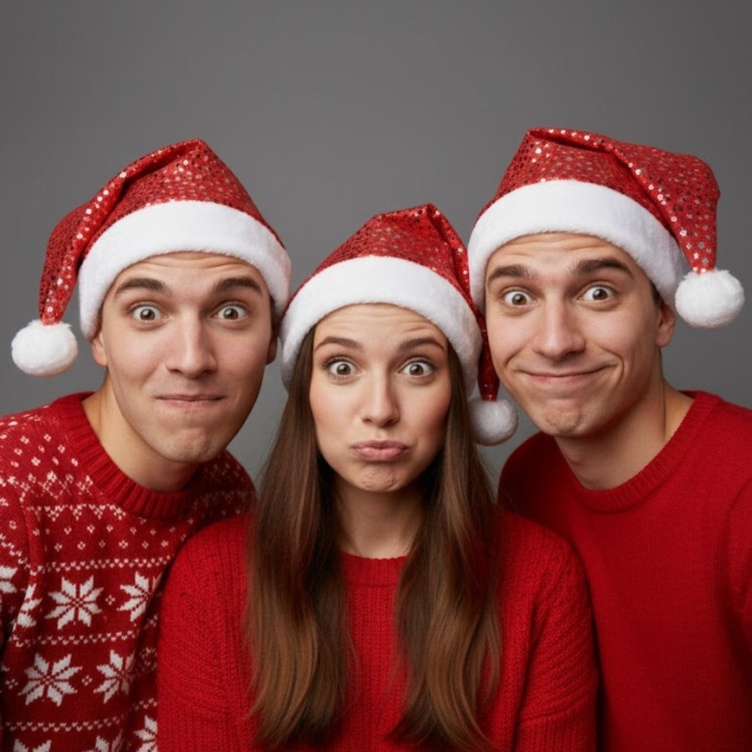 Christmas Star Print Hat
