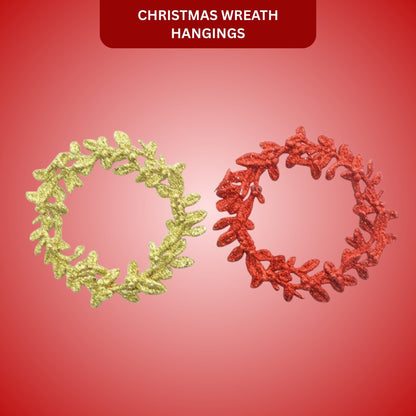 Christmas Wreath Hangings - 2PC