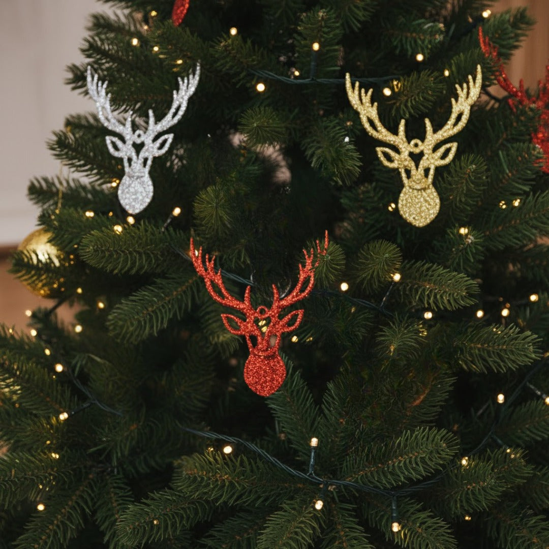 Reindeer Tree Hanging Decorations - 3PC