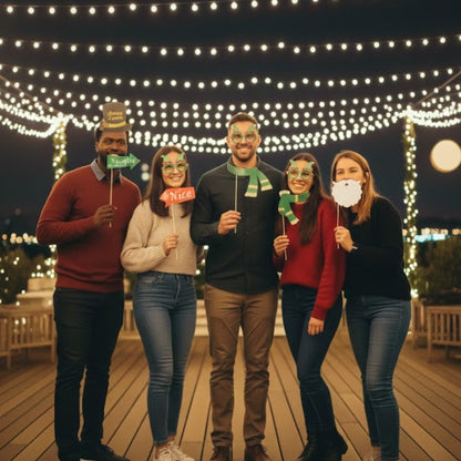 Merry Christmas Photo Props - 6Pc