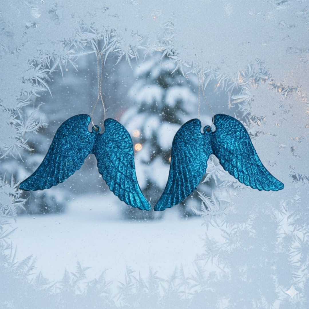 Angel Wings Hanging Blue - 2PC