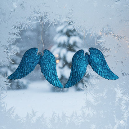 Angel Wings Hanging Blue - 2PC