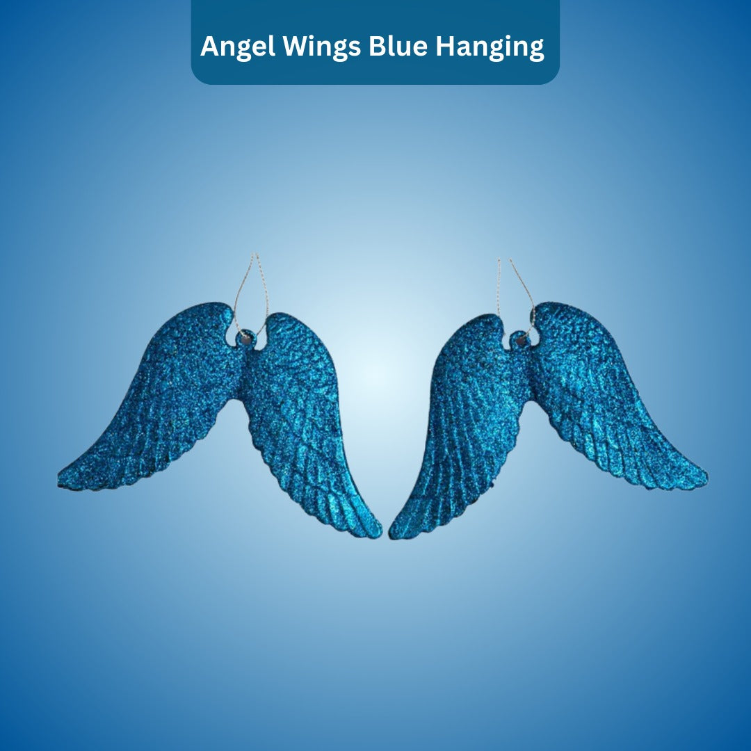Angel Wings Hanging Blue - 2PC