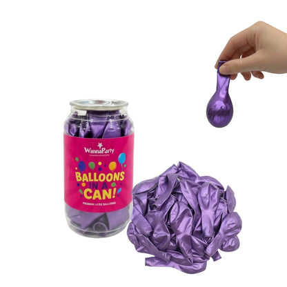 10" Chrome Purple Balloons - 20PC