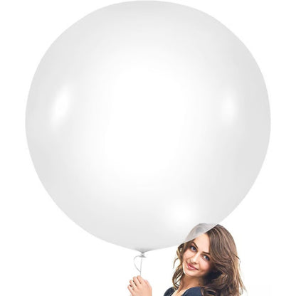 Transparent Jumbo Balloon 36 Inch | Clear Latex Balloon for Party Decor 1 Pc