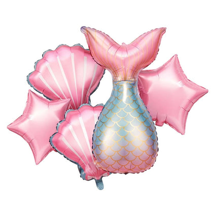 Mermaid Balloon Set - Pack of 5