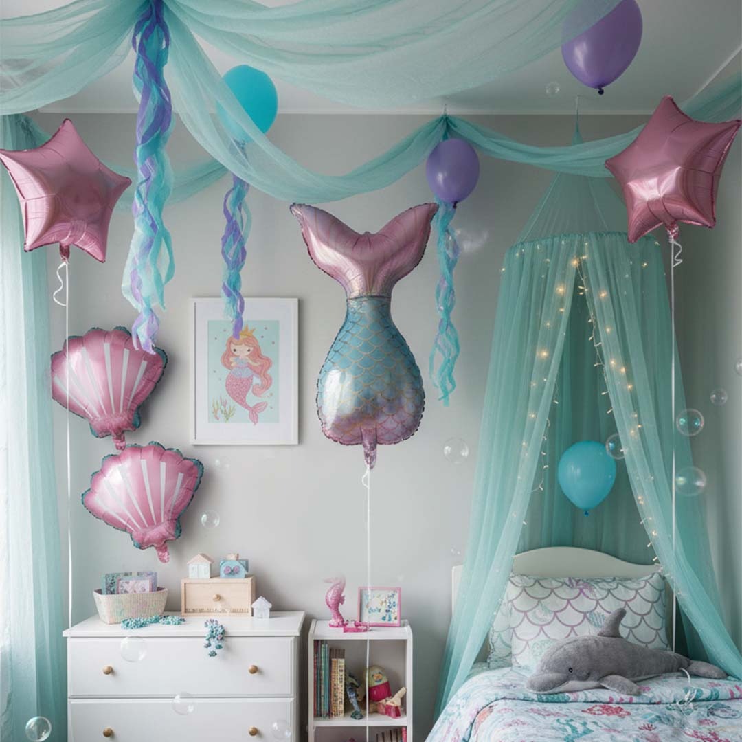 Mermaid Balloon Set - Pack of 5