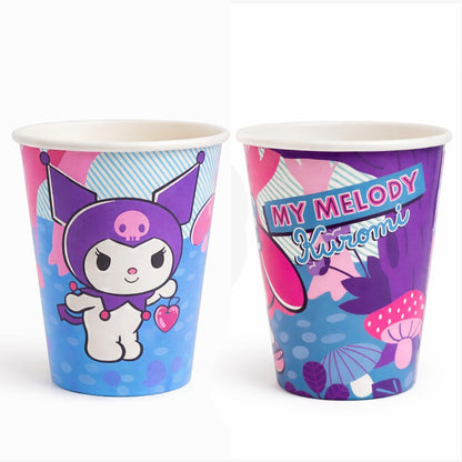 Kuromi Theme Birthday Party Paper Cups - 10PC