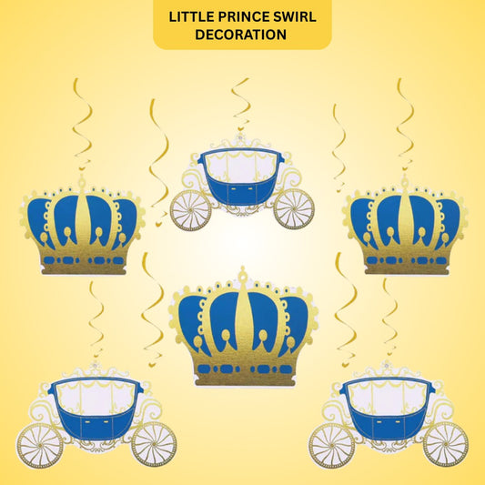 Little Prince Swirl Decoration - 12PC