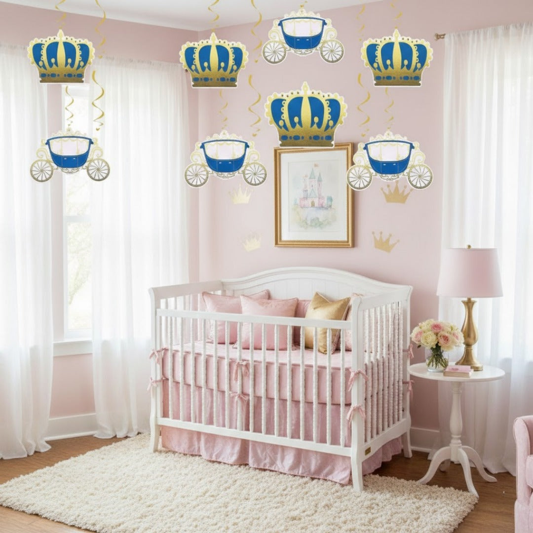 Little Prince Swirl Decoration - 12PC