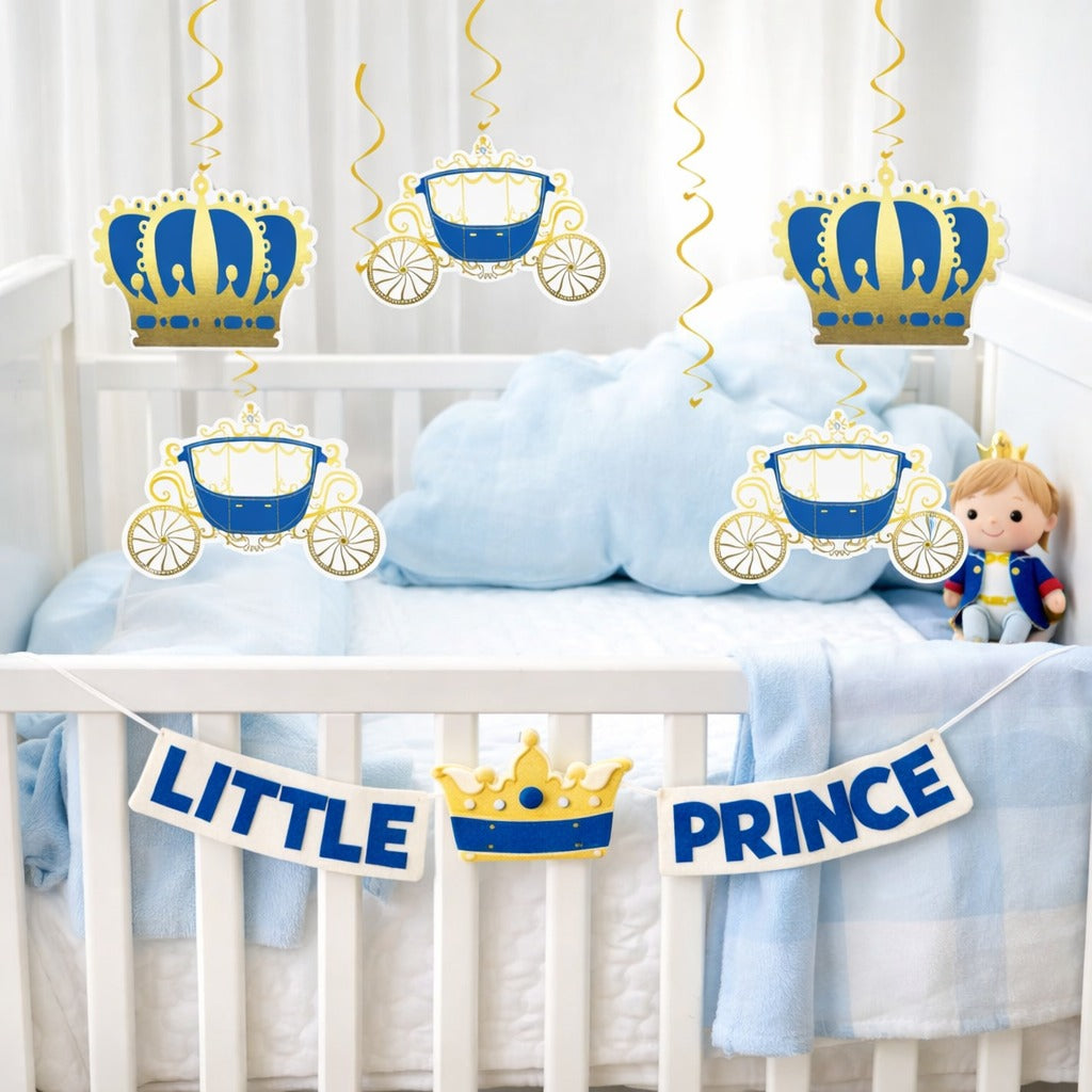 Little Prince Swirl Decoration - 12PC