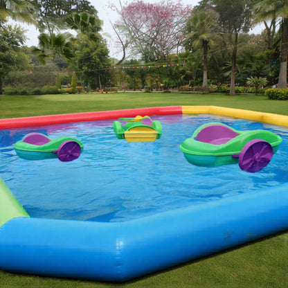 Inflatable Pool with Boats  - 3 Boats for Rent