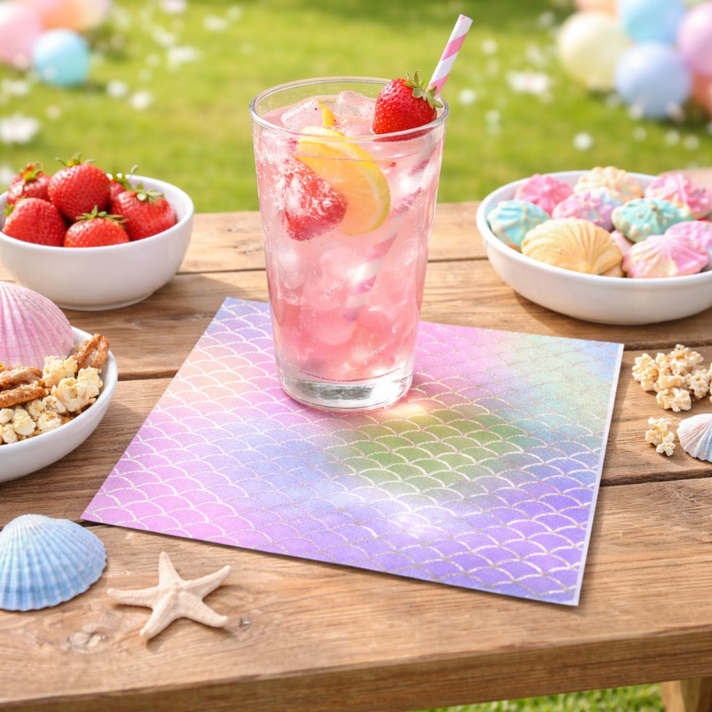 Mermaid Paper Napkins - 20PC