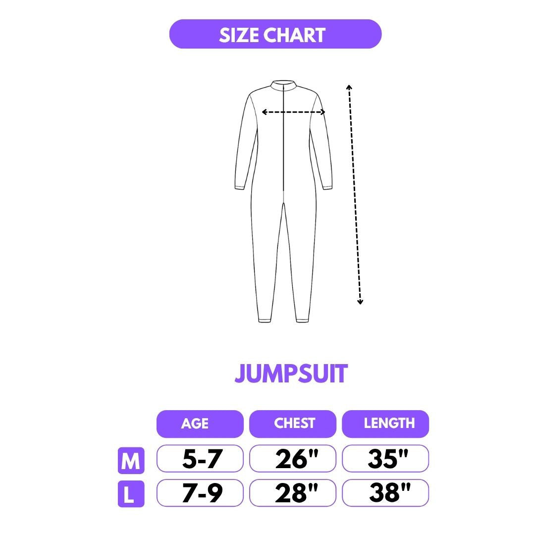 Formula One Car Racing Kids JumpSuit Costume with Cap