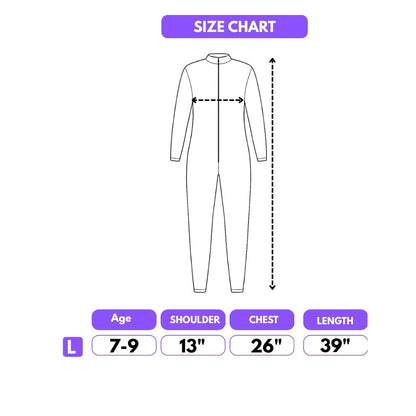 Astronaut White Jumpsuit Costume - Size - L - Age 7 to 9