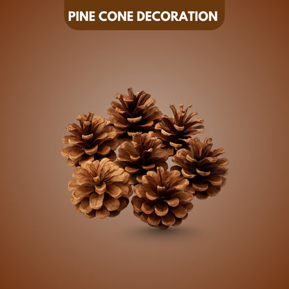 Pine Cone Hanging for Tree Decorations - 8PC