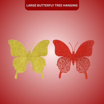 Large Butterfly Tree Hanging Decorations - 2 PC