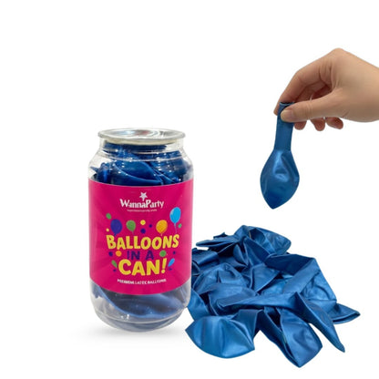 10" Chrome Blue Balloons - 20PC
