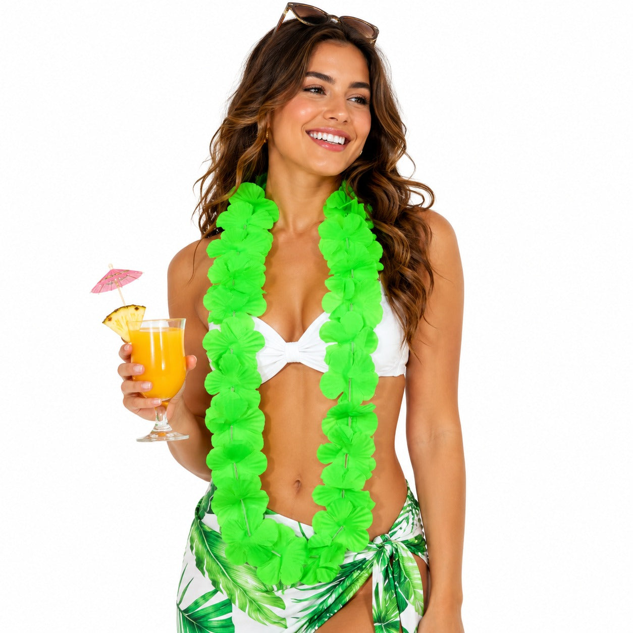 Neon Green Lei Garland