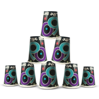 60TH BIRTHDAY 9OZ PAPER CUPS - 8CT