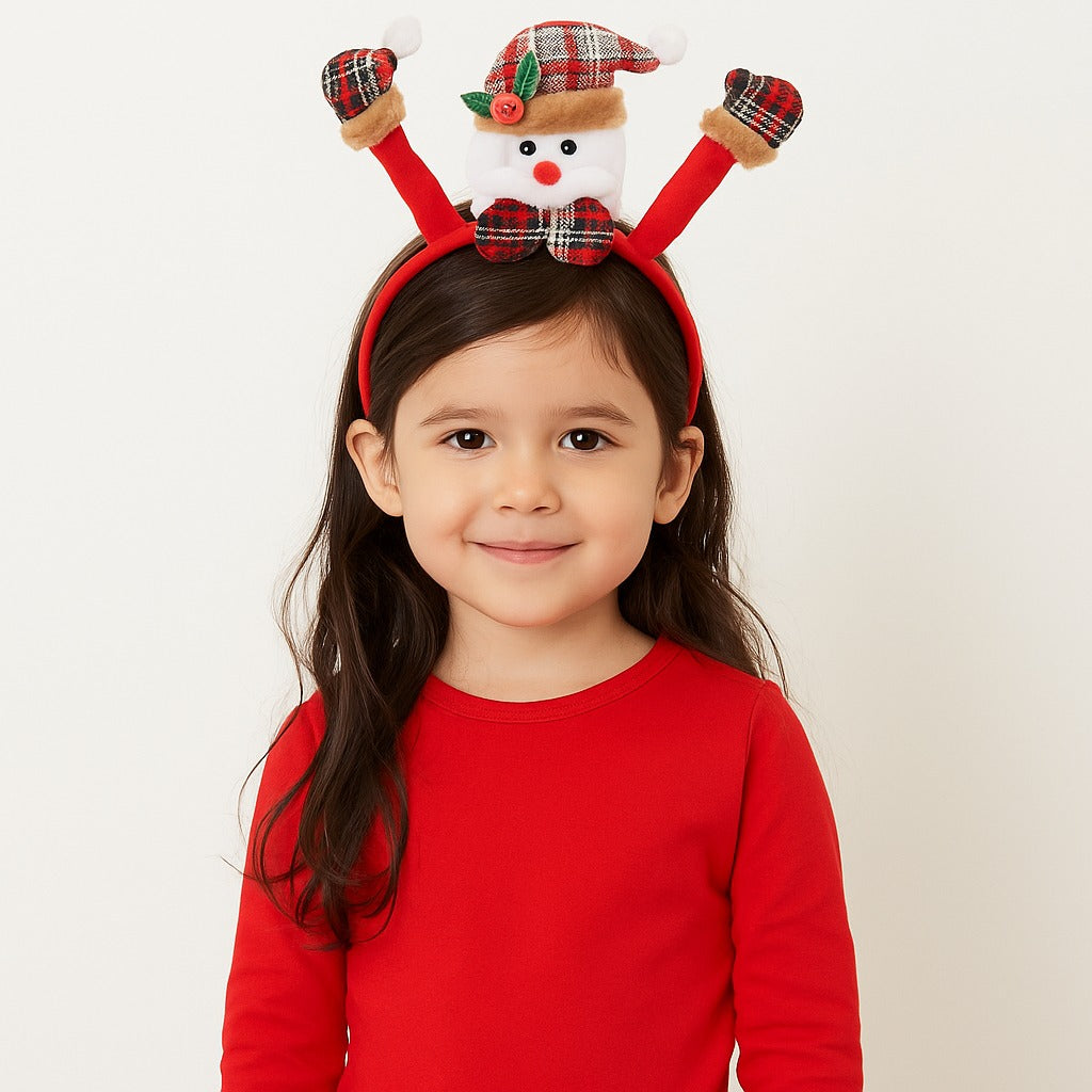 Christmas Headband w/Waving Hands