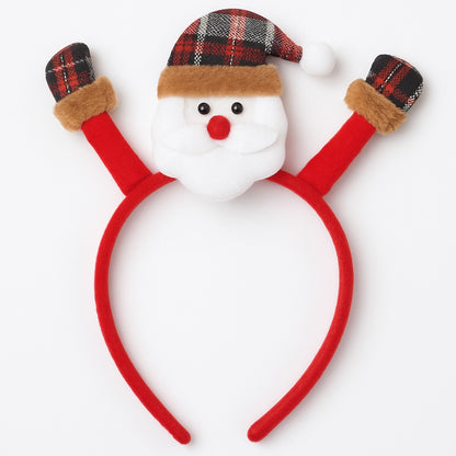 Christmas Headband w/Waving Hands