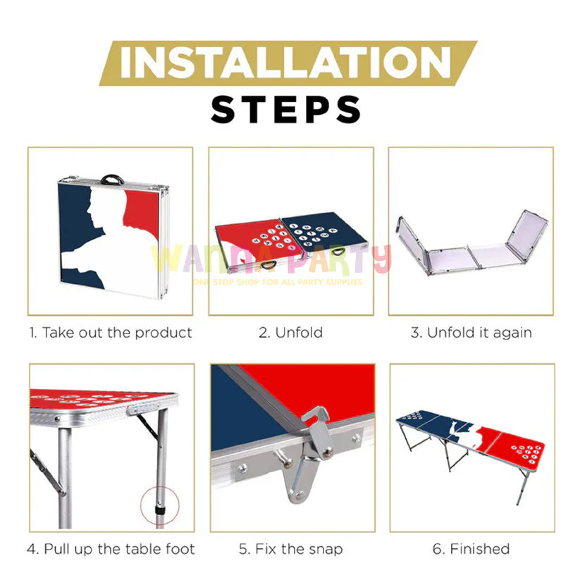 Beer Pong Table Game Rental – 3 Hours for Rent