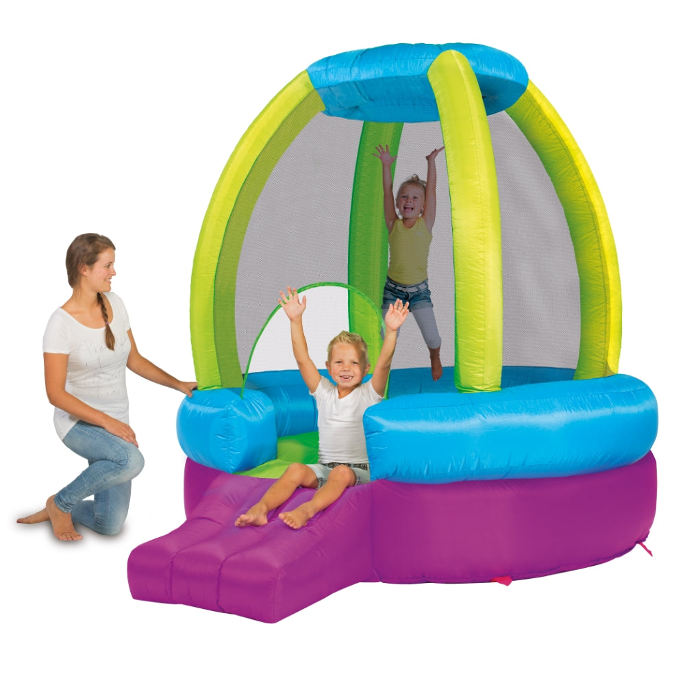 Plum Rocket Bouncer With Inflator & Storage Bag by Plum — kids activity toy for outdoor play and birthday gifts - image 1