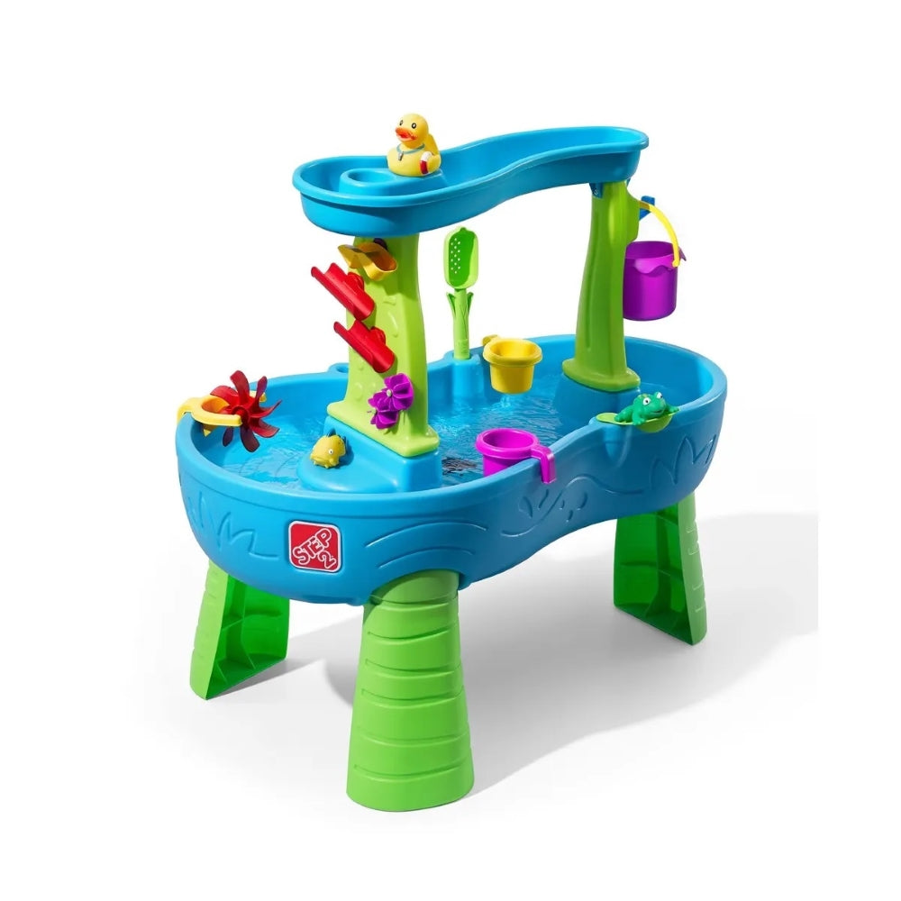 Rain Shower Splash Pond Water Table by Step2 — kids activity toy for outdoor play and birthday gifts - image 1