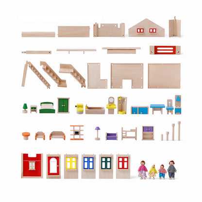 WOODEN DOLL HOUSE - kids toy for playdates, birthdays, and active play - image 6