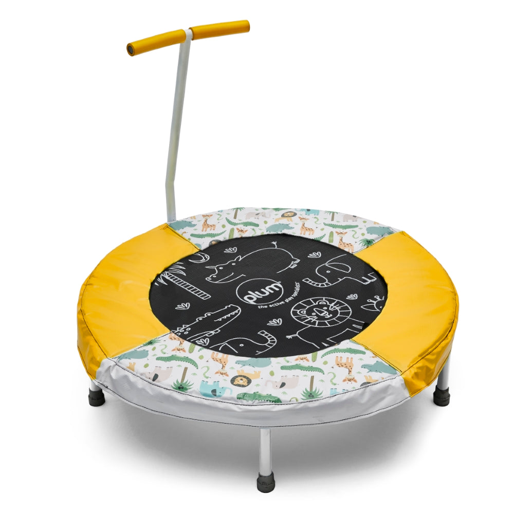 Plum Junior Jungle Bouncer With Sounds - kids toy for playdates, birthdays, and active play - image 1