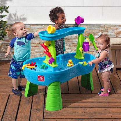 Rain Shower Splash Pond Water Table by Step2 — kids activity toy for outdoor play and birthday gifts - image 10