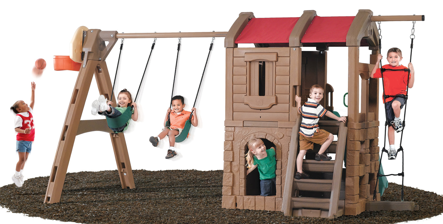 Np Adventure Lodge Play Center by Step2 — kids activity toy for outdoor play and birthday gifts - image 4