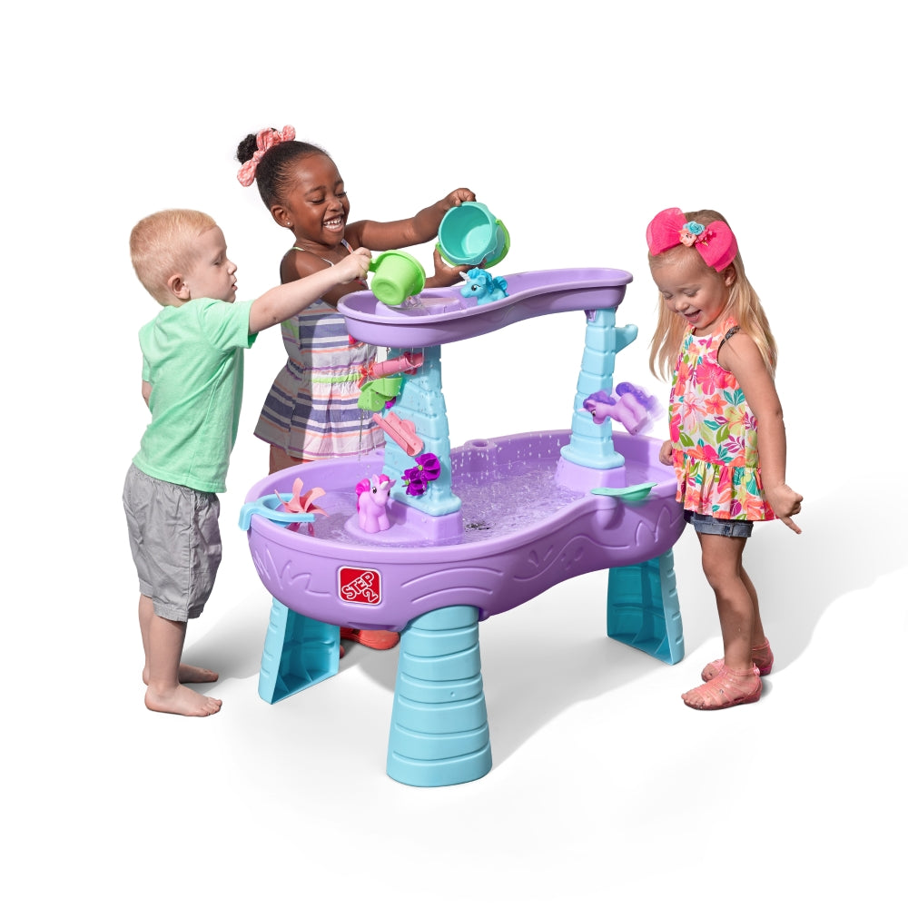 Rain Shower And Unicorn Water Table by Step2 — kids activity toy for outdoor play and birthday gifts - image 3