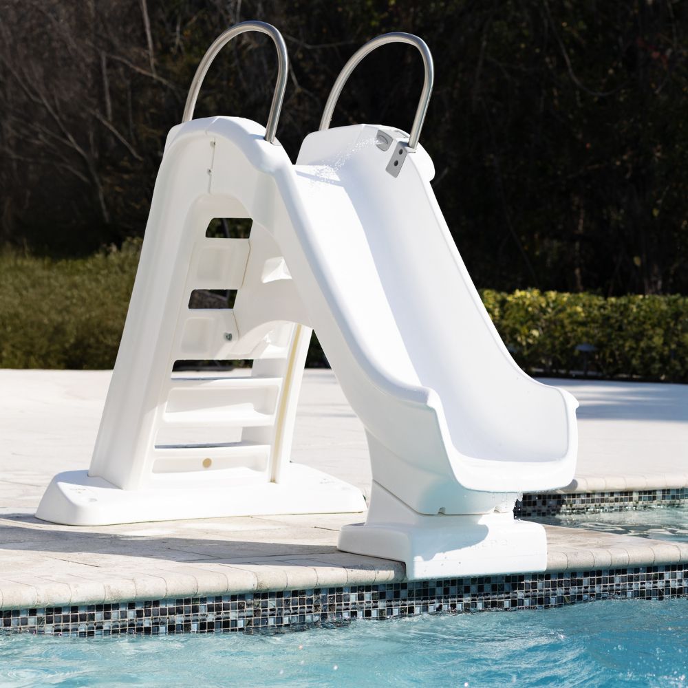 Vero Poolside Slide (White) by Step2 — kids activity toy for outdoor play and birthday gifts - image 9