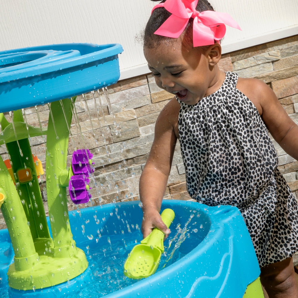 Summer Shower Splash Tower Water Table by Step2 — kids activity toy for outdoor play and birthday gifts - image 9