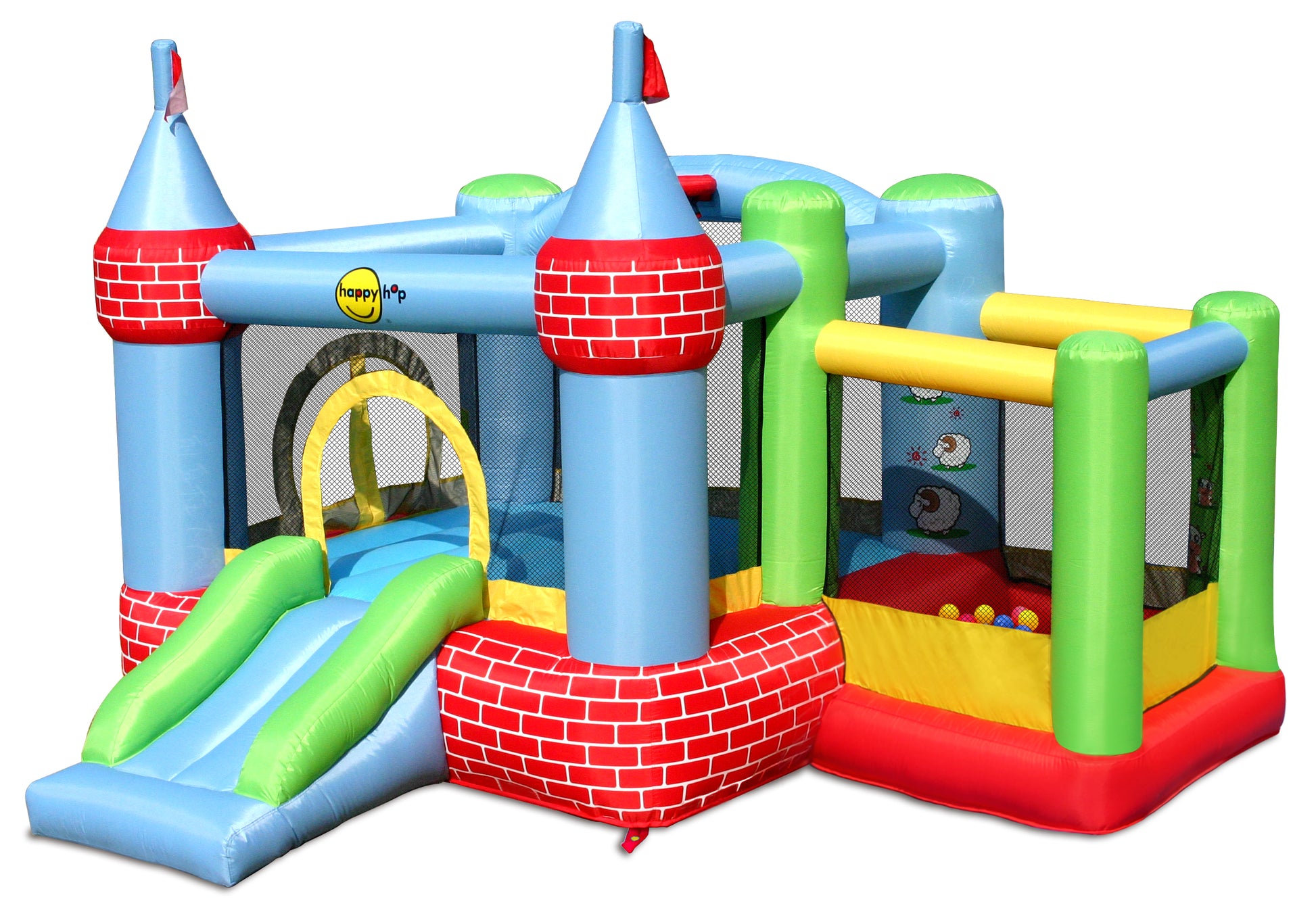 Happy Hop Castle Bouncer With Farmyard Ball Pit by Happy Hop — kids activity toy for outdoor play and birthday gifts - image 7