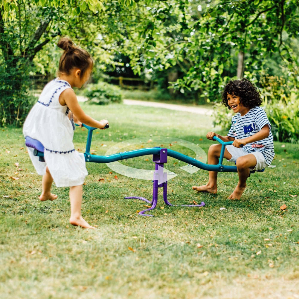 Plum Metal Rotating See Saw by Plum — kids activity toy for outdoor play and birthday gifts - image 4
