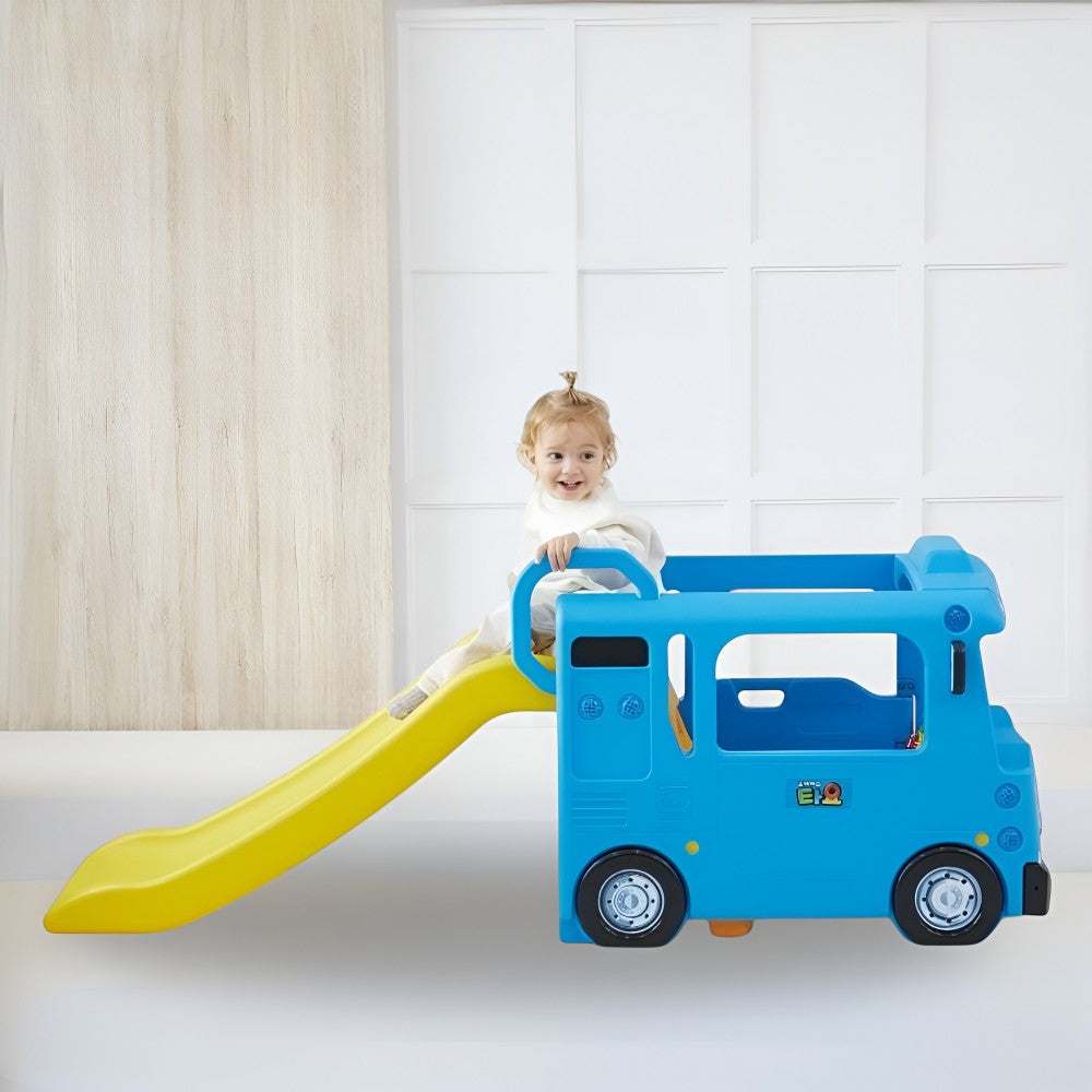 BLUE COMPACT BUS SLIDE by YAYA — kids activity toy for outdoor play and birthday gifts - image 5