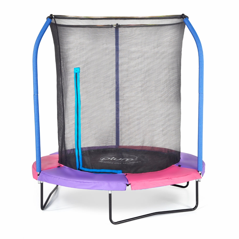 Plum 6Ft Junior Trampoline And Enclosure by Plum — kids activity toy for outdoor play and birthday gifts - image 1