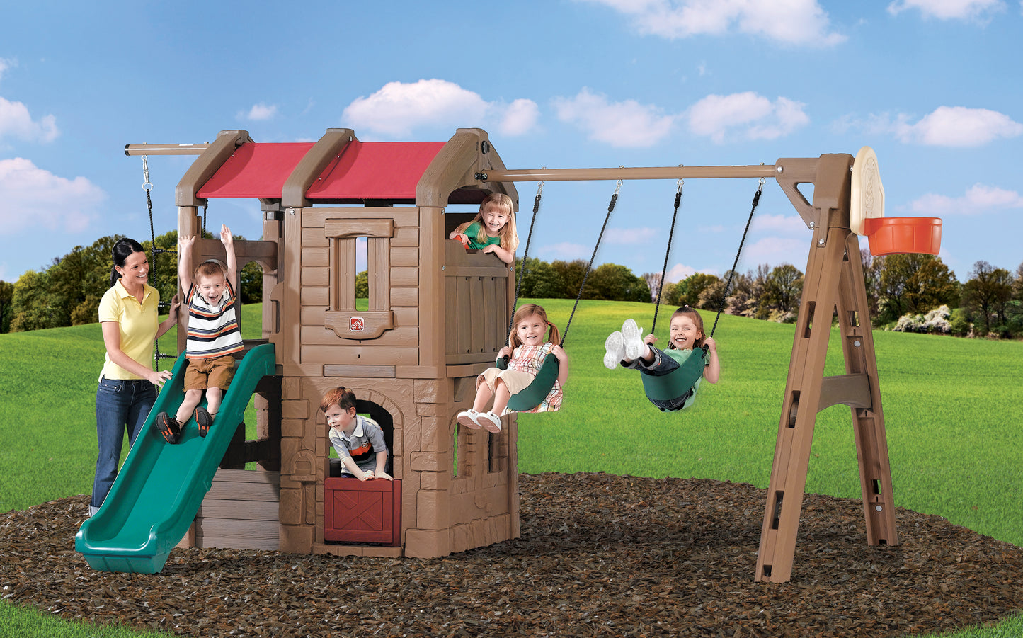 Np Adventure Lodge Play Center by Step2 — kids activity toy for outdoor play and birthday gifts - image 6