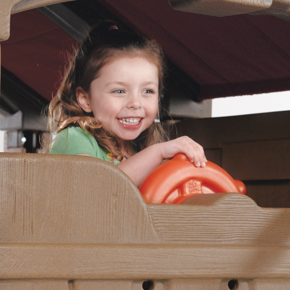 Np Adventure Lodge Play Center W/Glider by Step2 — kids activity toy for outdoor play and birthday gifts - image 7