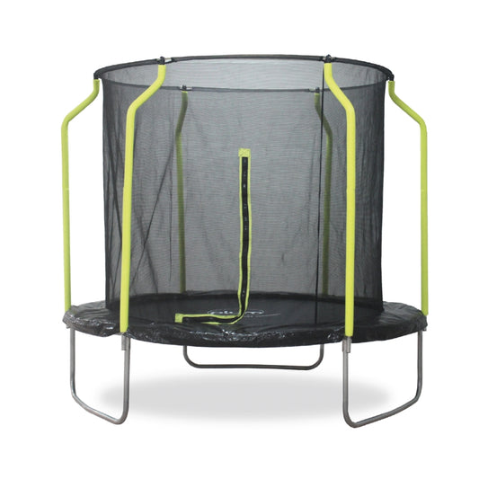 Plum 8Ft Wave Springsafe Trampoline And Enclosure by Plum — kids activity toy for outdoor play and birthday gifts - image 1