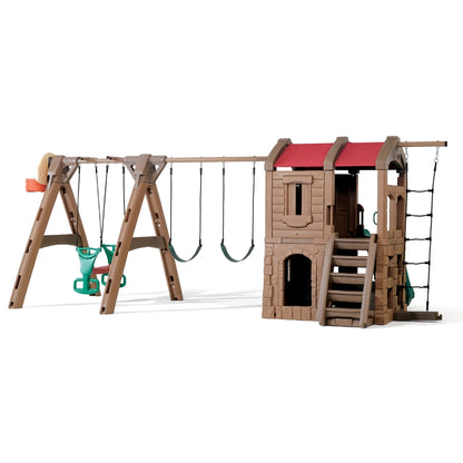 Np Adventure Lodge Play Center W/Glider by Step2 — kids activity toy for outdoor play and birthday gifts - image 3