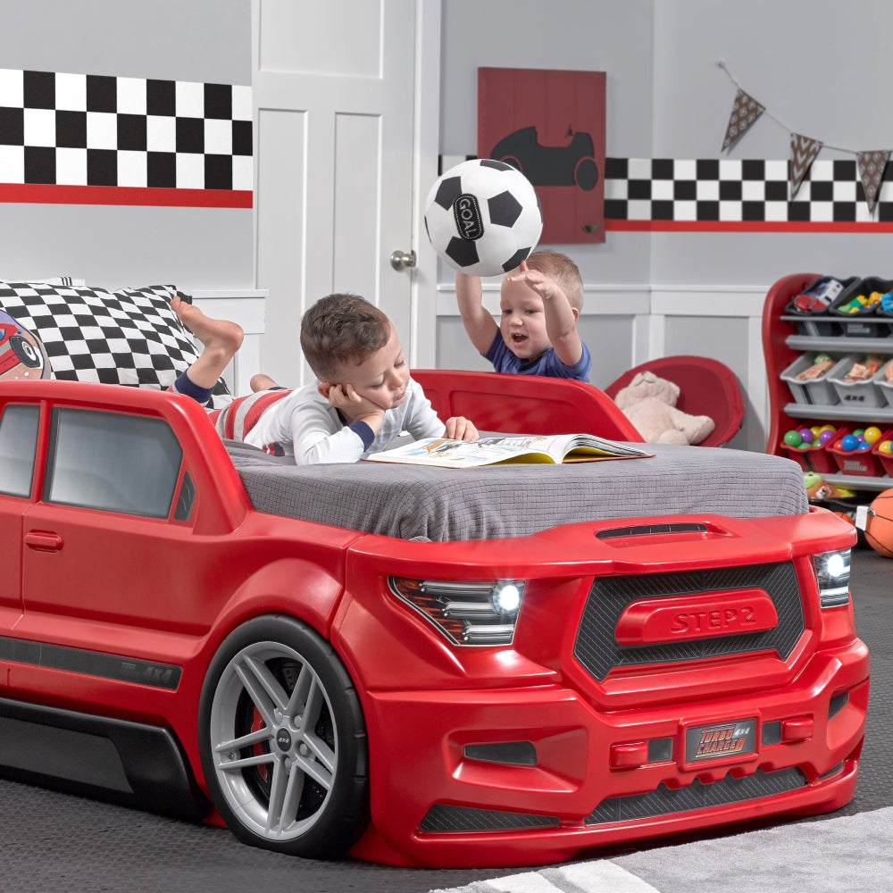 Turbocharged Twin Truck Bed by Step2 — kids activity toy for outdoor play and birthday gifts - image 6