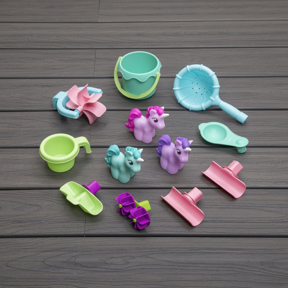 Rain Shower And Unicorn Water Table by Step2 — kids activity toy for outdoor play and birthday gifts - image 1
