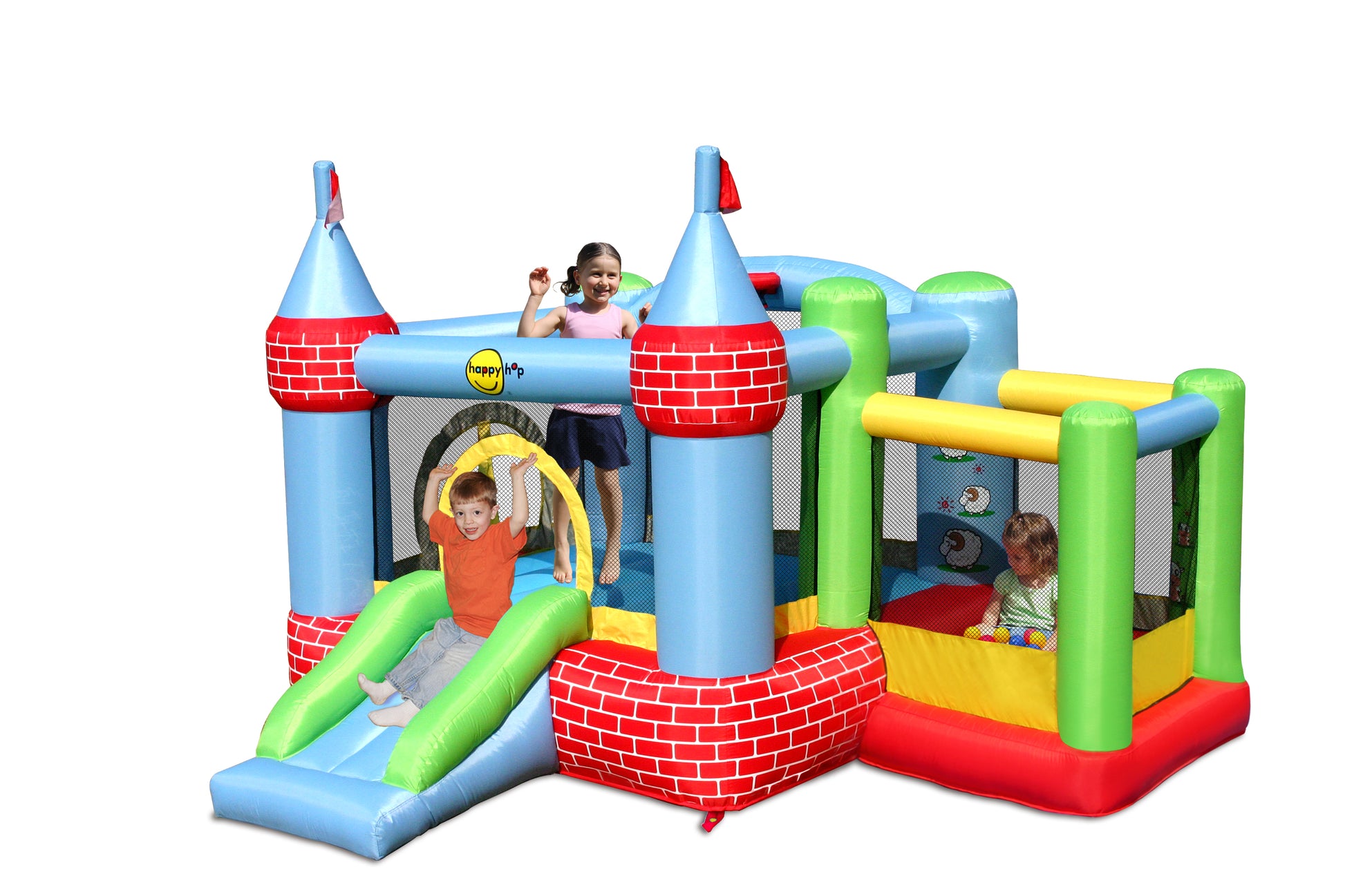 Happy Hop Castle Bouncer With Farmyard Ball Pit by Happy Hop — kids activity toy for outdoor play and birthday gifts - image 8