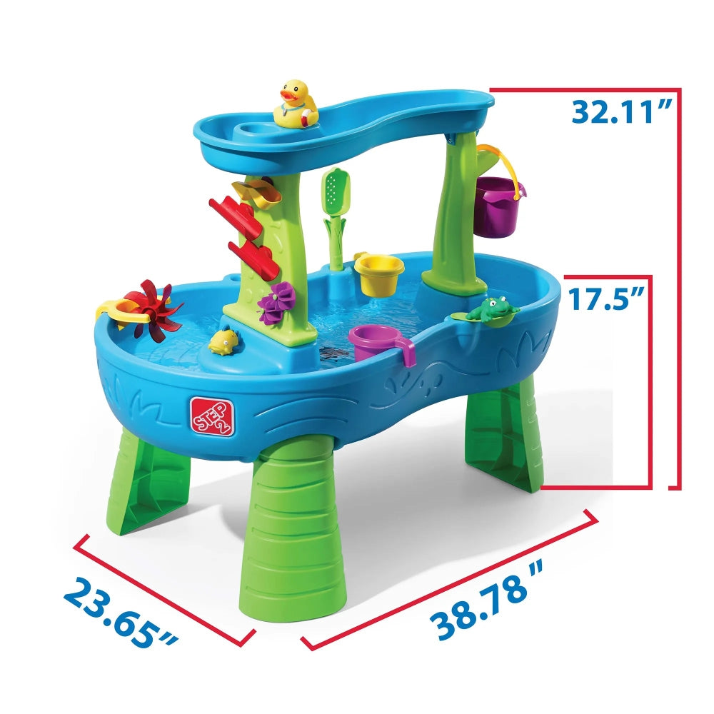 Rain Shower Splash Pond Water Table by Step2 — kids activity toy for outdoor play and birthday gifts - image 3