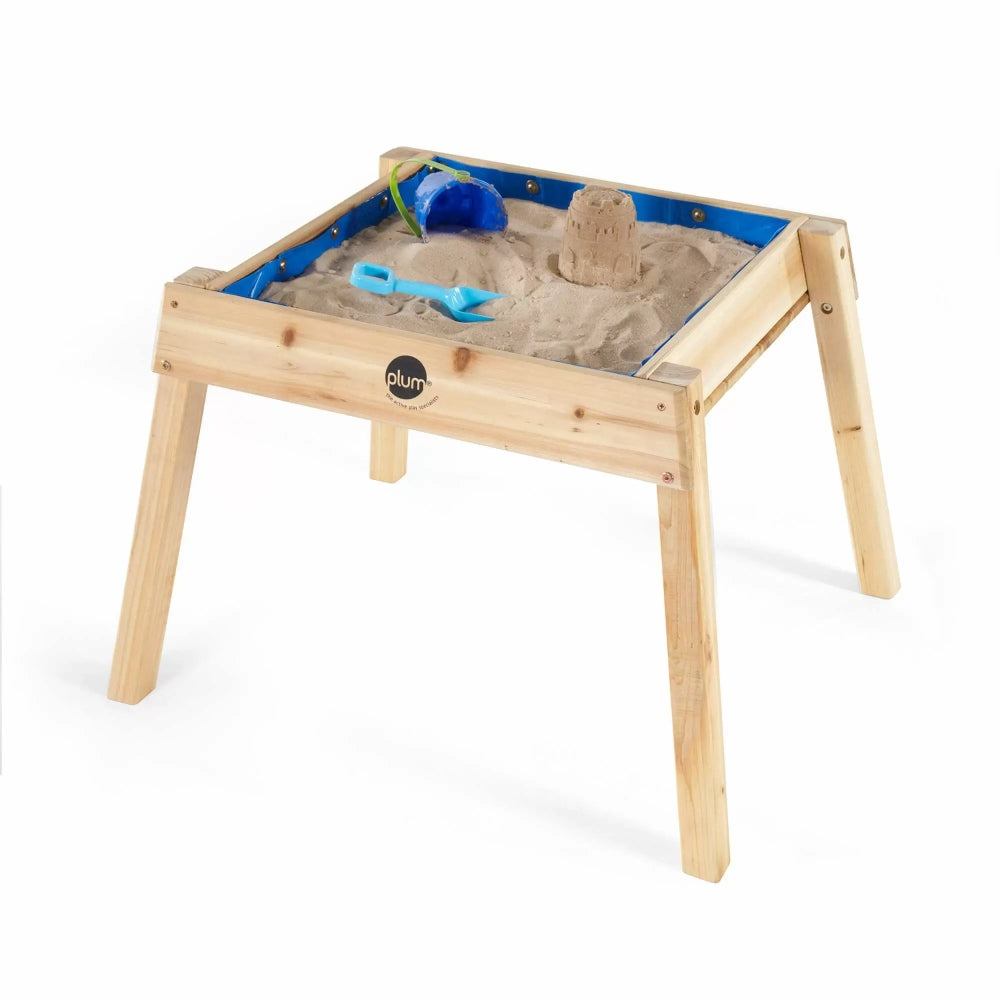 Plum Build And Splash Wooden Sand And Water Table (Natural) by Plum — kids activity toy for outdoor play and birthday gifts - image 1